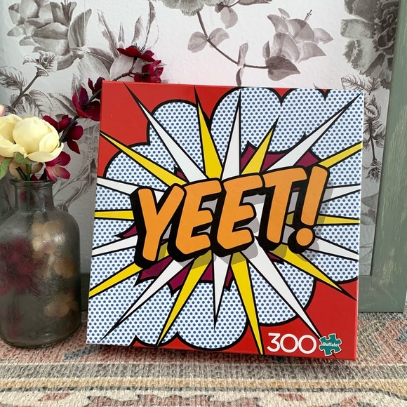Buffalo Games Other - YEET Humorous Comic Color Explosion 300 Large Pieces Jigsaw Puzzle Poster Hobby